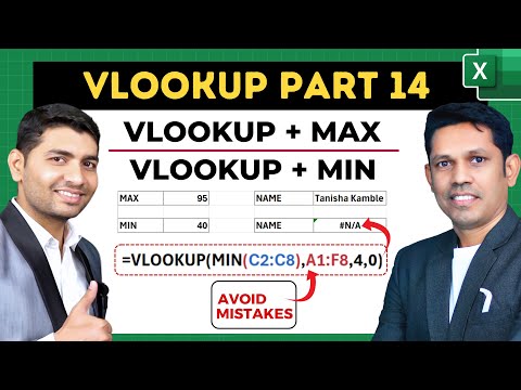 VLOOKUP Mastery: MAX & MIN Functions You Need to Know!