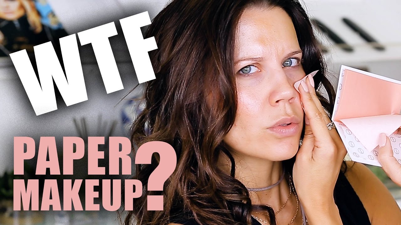 PRESS-ON PAPER MAKEUP. WTF?