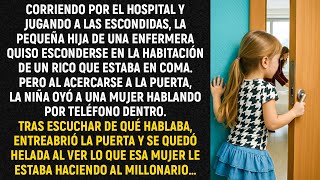 Corriendo por el hospital y jugando a las escondidas, la pequeña hija de una enfermera quiso...