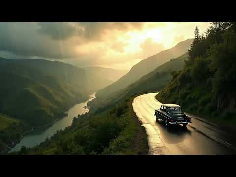 Piano and Rain in Portugal’s Highlands 🎹 | Relaxing Journey Through Nature