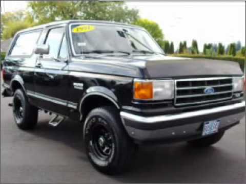 1991 Ford bronco problems