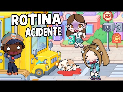 ROTINA MEU CACHORRO FOI ATROPELADO PELO ÔNIBUS ESCOLAR | AVATAR WORLD ROTINAS E HISTÓRIAS 