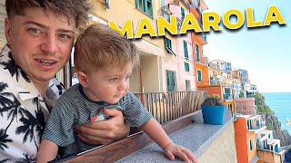 Cu Levi in Manarola (am sarit in apa)