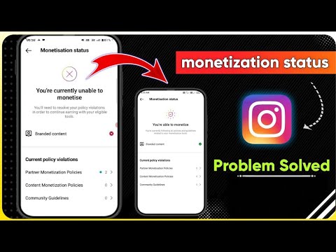 You're currently unable to monetise instagram problem solve | Instagram monetization status problem