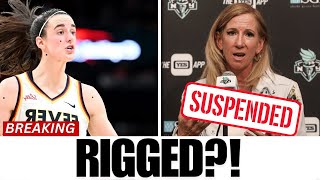 REF RIGGED? WNBA Boss SUSPENDED in Caitlin Clark Chaos!