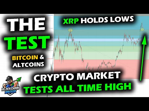 Crypto All-Time High Back Test, Bitcoin Price, XRP & Altcoin Market Hunt Support Amidst Liquidations