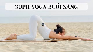 30ph Yoga Buổi sáng 🎶 (giảm đau CỔ VAI GÁY) | Morning flow, All levels | Yoga By Sophie