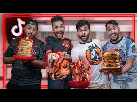 تحدي طبخات التيك توك 🧑‍🍳😍 (( الفيلا شكلها بتحترق🔥🏠 )) !!