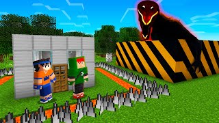 ENGANAMOS O BLOODBATH GODZILLA COM ARMADILHAS NO MINECRAFT!!