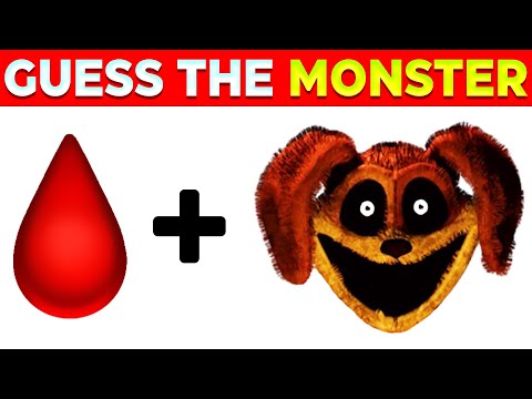 Guess The MONSTER By EMOJI + Dogday | Poppy Playtime Chapter 3 Character And Smiling Critters