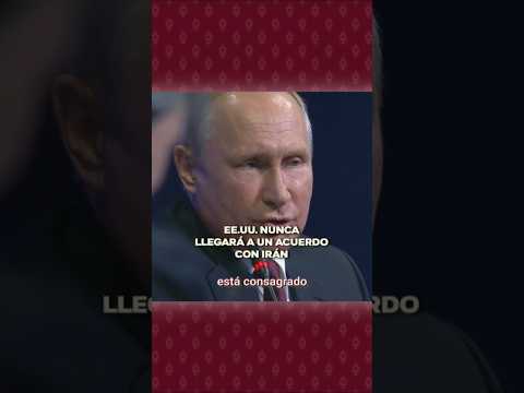Putin advierte sobre la inestabilidad de acuerdos con EE.UU.#putin #rusia #presidente #irán #gaza