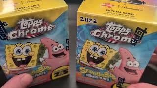 SpongeBob Topps Chrome 2025 Box Break x2