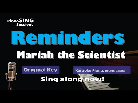 Mariah the Scientist - Reminders | Piano Karaoke Instrumental