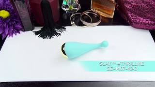 video Vibrační stimulátor klitorisu Slay Thrill Me