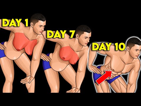 10 Min 10 Day 10 Standing Exercises To Lose Man Boobs