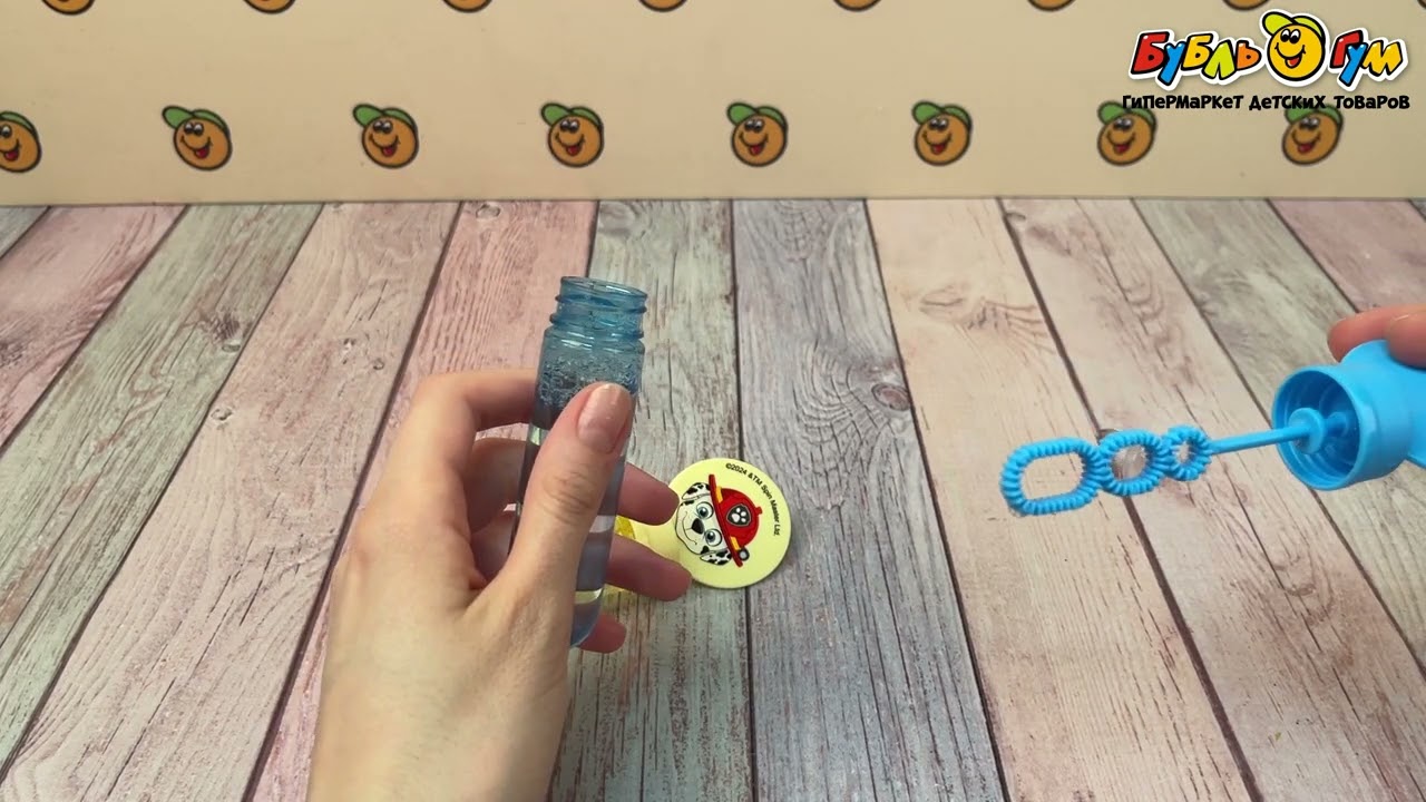 Мыльные пузыри Щенячий патруль 38мл в ассортименте  - видео