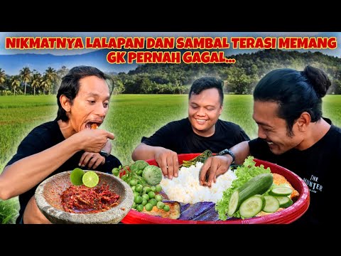 MUKBANG LALAPAN DENGAN SAMBAL TERASI. NIKMATNYA LUAR BIASA…