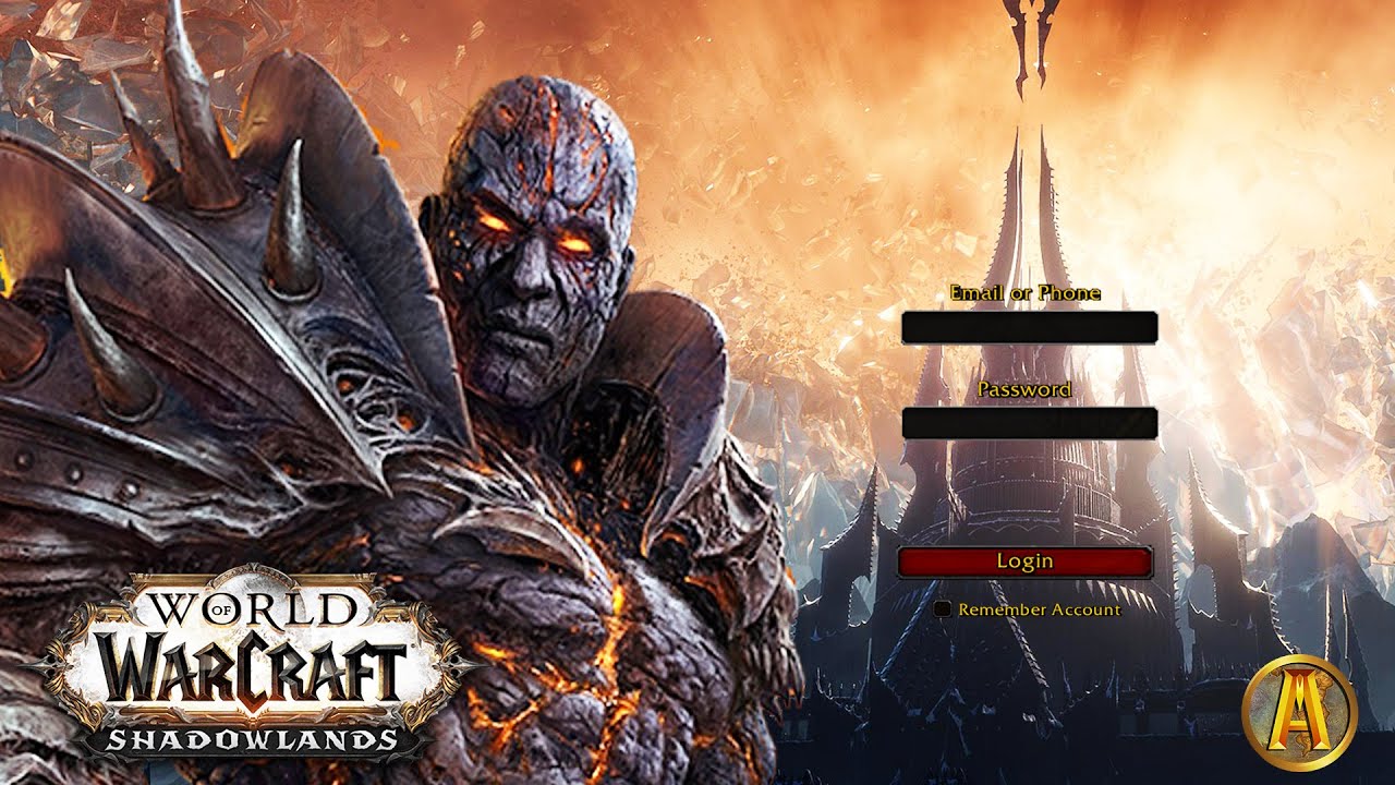Shadowlands Login Screen: Music & Animation ft. World of Warcraft: Lich King Bolvar-s Theme