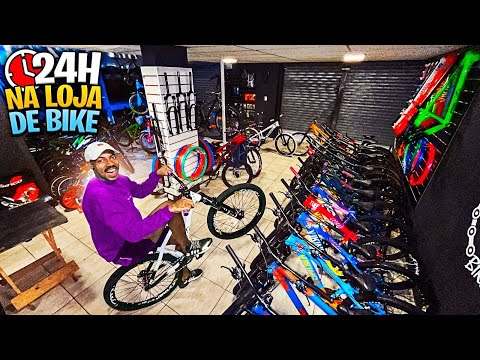 Passei 24 Horas Dentro da Maior Loja de Bike de Grau do Brasil