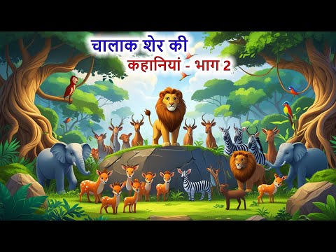 जंगल की सुपरहिट कहानियाँ भाग - 2| SHER KI KAHANI | HINDI I  PANCHTANTRA KI KAHANI