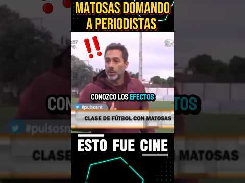 🧏🏻‍♂️Dome, maestro💥Matosas a los periodistas paraguayos... #cerroporteño #futbol #shorts