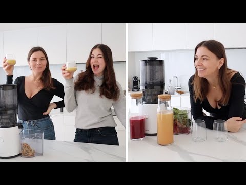 DES RECETTES DE JUS SUCRÉES SALÉES AVEC L'EXTRACTEUR HUROM ! Dégustation à l'aveugle !