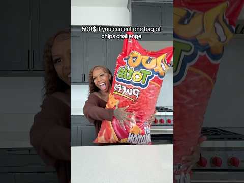 BIG BACK EATS BIGGEST BAG OF CHIPS😱‼️