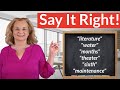 English Pronunciation Challenges