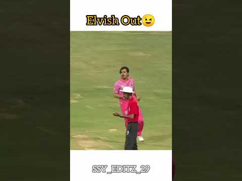 Elvish Out On Akshay Kumar Bowl😉💗  #shortsfeed #trending #viral #cricket