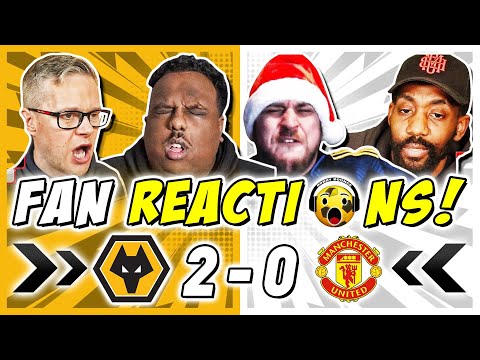 MAN UTD FANS DEVASTATED 😫 REACTION TO WOLVES 2-0 MAN UTD | PREMIER LEAGUE FAN REACTIONS