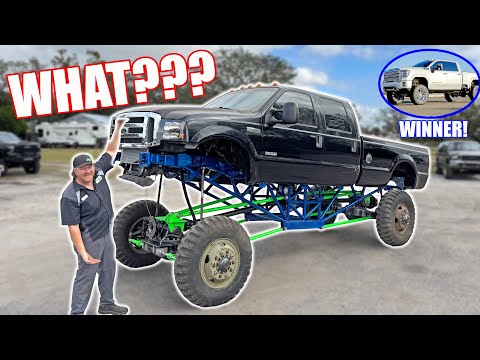 Worlds Biggest Squatted Truck!!! Winner Is Announced!!!