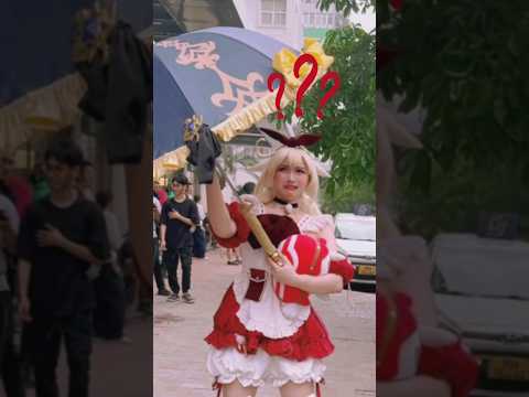 Cute mà nguy hiểm không tưởng😱😱 #awai #cosplayers #klee #navia #genshinimpact #shorts #short #funny