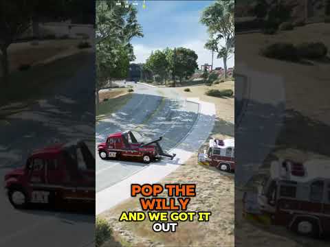 Can a Freightliner tow the BIGGEST Fire Truck in GTA 5 RP?