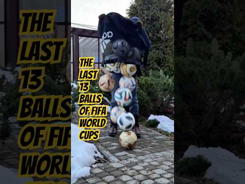 The last 13 Official Match Balls of the 2026 1998 FIFA World Cups #football #soccer jabulani trionda