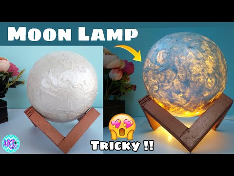 Moon Lamp DIY 🌙 🌝 | How to make Moon Lamp - Easy but Tricky