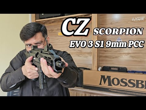 CZ Scorpion EVO 3 S1 9mm Pistol Unboxing and Review. #9mmpistol #cz #Scorpion