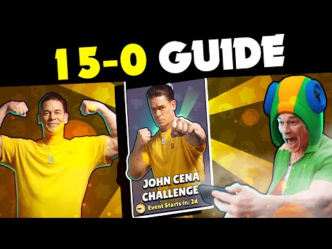 15-0 JOHN CENA CHALLENGE GUIDE!