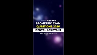 Dental Assistant Exam MCQs 2026 | Prometric Question Practice + Tips