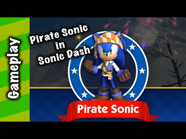 Sonic Dash - Pirate Sonic Gameplay!