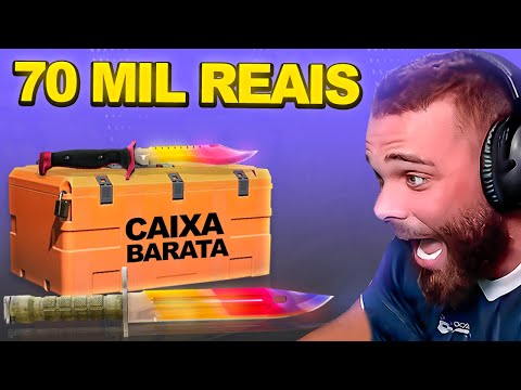 Eu fiz quase 10x nessa CAIXA “BARATA” e estamos PRÓXIMOS dos R$ 100.000 em SKINS no KeyDrop