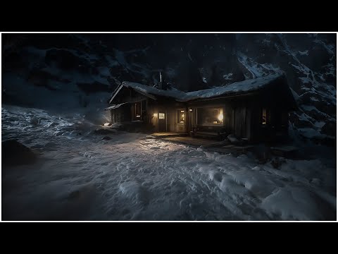 Intense Arctic Snow Blasts & Freezing Wind┇Icy Storm Sounds & Heavy Snowfall to Sleep & Study