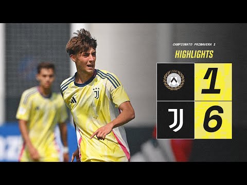 HIGHLIGHTS Primavera 1 | UDINESE 1-6 JUVENTUS | Matchday 3