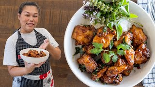 Thai Spicy Basil Fish (Pla Pad Kaprow) - Episode 313