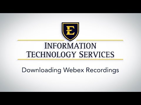 webex recording editor download
