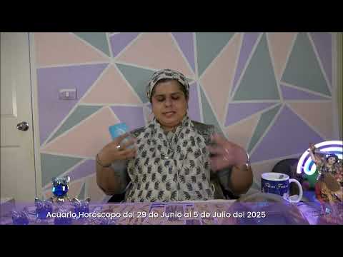 Acuario Horóscopo del 29 de Junio al 5 de Julio del 2025