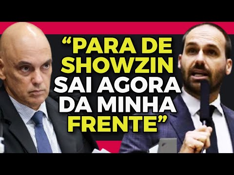 Bomba! Eduardo Bolsonaro revela planos de Trump contra Moraes! A resposta vai te chocar!