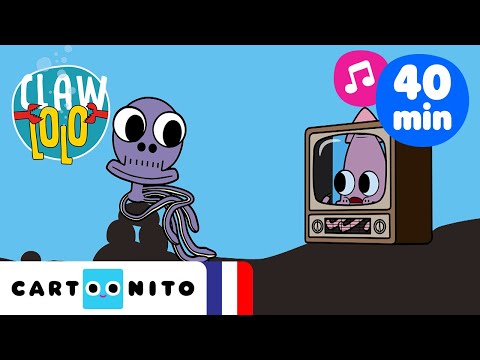 Télé aquatique : une aventure tentaculaire | Compilation 🎵 spéciale Clawlolo 🦀 | @CartoonitoFrance