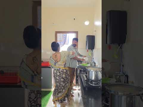 Dei I was quietly doing my work then why da? #amruthaabishek #ashortaday #tamil #kannada #couple