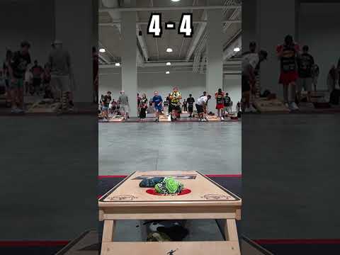 Push Thru Shot #aclcornhole #cornhole #aclpro #cornholebags