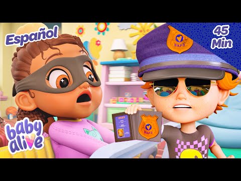 Bebés Bandidos Pillados in Fraganti 🚨 Baby Alive en Español ⭐️ Animación para niños: Videos de bebes